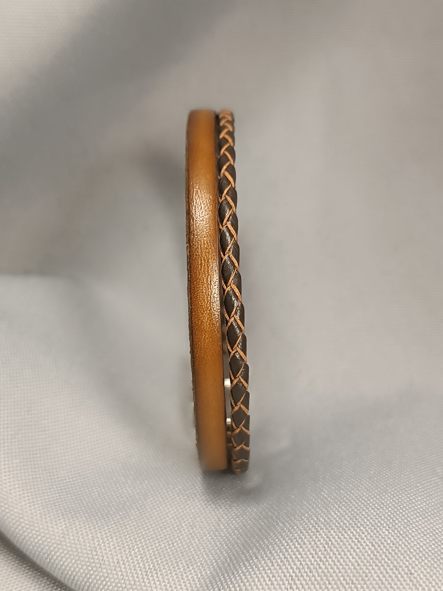 Fred - Bracelet en cuir véritable