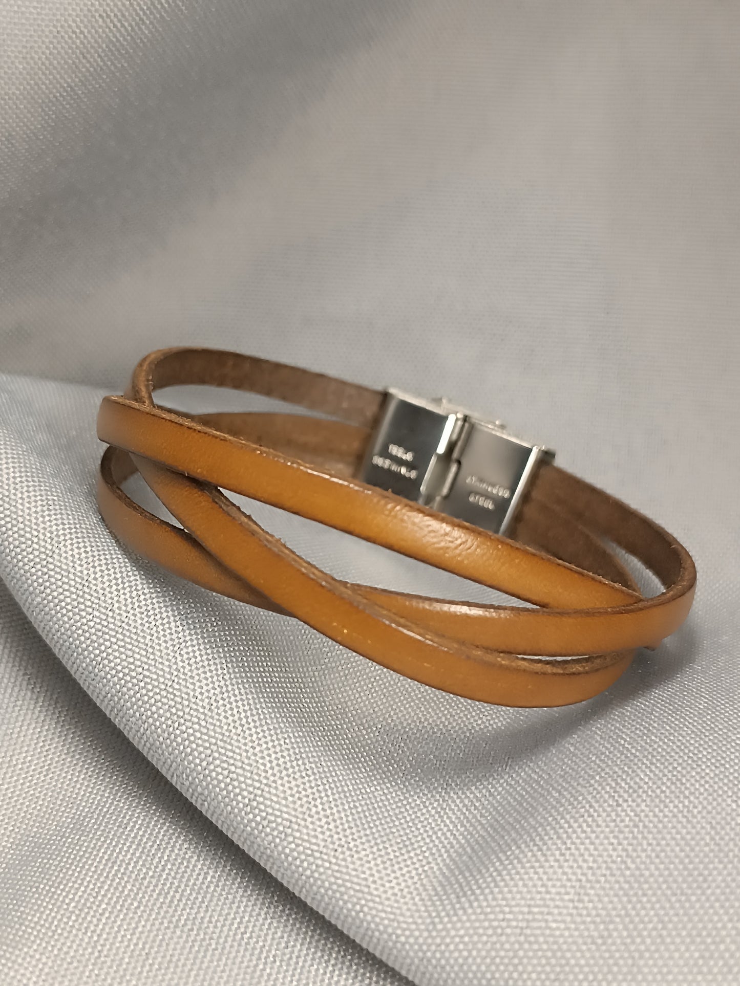 Bruno - Bracelet cuir véritable